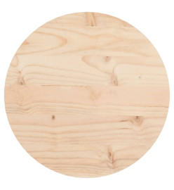 Dessus de table rond Ø30x3 cm bois de pin massif