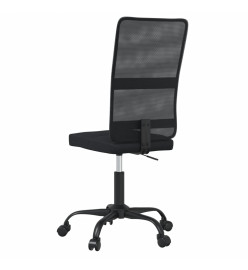 Chaise de bureau noir tissu en maille