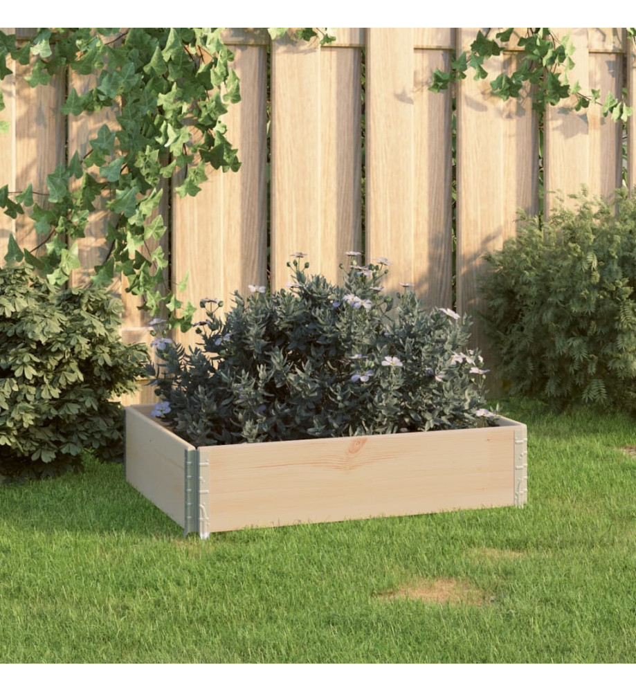 Jardinière surélevée 60x80 cm Bois de pin solide Jardinière surélevée 60x80 cm Bois de pin solide