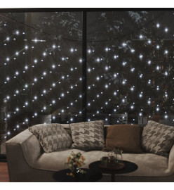 Filet lumineux blanc froid de Noël 3x2 m 204 LED Int/extérieur