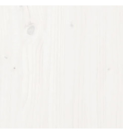 Cadre de lit pour enfant blanc 80x160 cm bois de pin massif