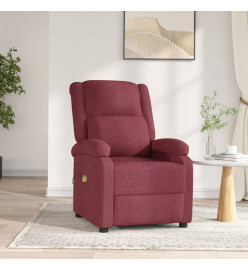 Fauteuil électrique de massage Bordeaux Tissu