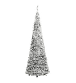 Sapin de Noël artificiel escamotable avec neige floquée 200 LED