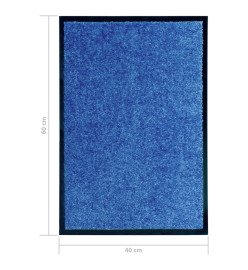 Paillasson lavable Bleu 40x60 cm