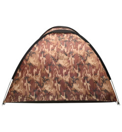 Tente igloo de camping 650x240x190 cm 8 personnes Camouflage