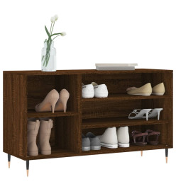 Armoire à chaussures Chêne marron 102x36x60cm Bois d'ingénierie