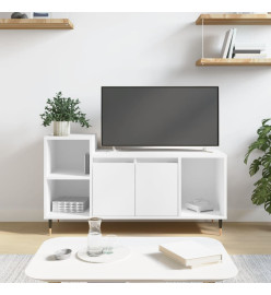 Meuble TV Blanc 100x35x55 cm Bois d'ingénierie