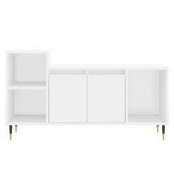 Meuble TV Blanc 100x35x55 cm Bois d'ingénierie