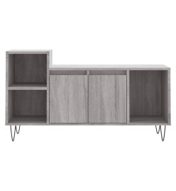 Meuble TV Sonoma gris 100x35x55 cm Bois d'ingénierie