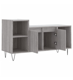 Meuble TV Sonoma gris 100x35x55 cm Bois d'ingénierie