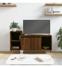 Meuble TV Chêne marron 100x35x55 cm Bois d'ingénierie