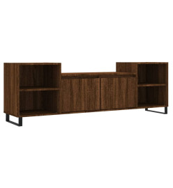 Meuble TV Chêne marron 160x35x55 cm Bois d'ingénierie