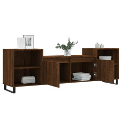 Meuble TV Chêne marron 160x35x55 cm Bois d'ingénierie