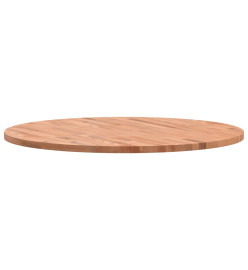 Dessus de table Ø90x2,5 cm rond bois massif de hêtre