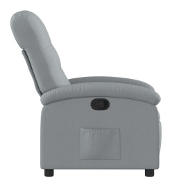 Fauteuil inclinable Gris clair Tissu