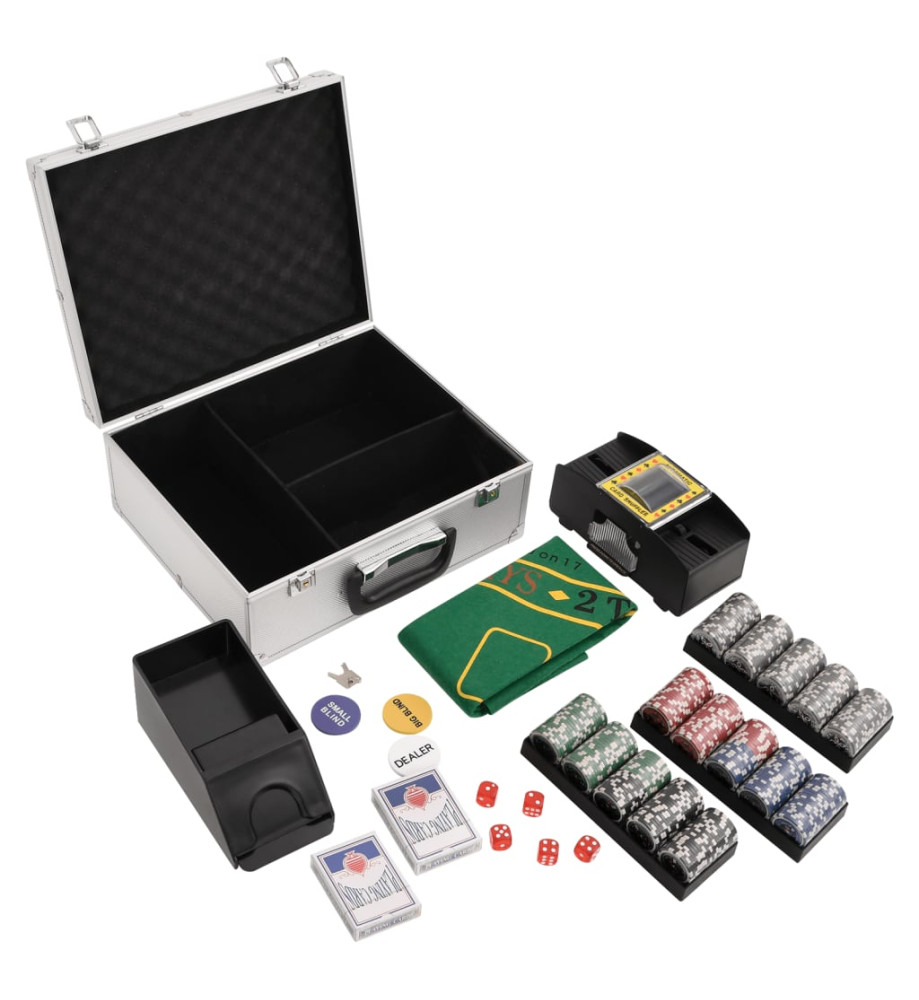 Jeu de jetons de poker 300 pcs 11,5 g