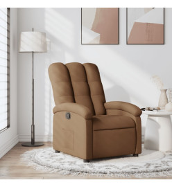 Fauteuil inclinable Marron Tissu