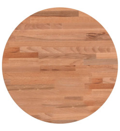 Dessus de table Ø40x4 cm rond bois massif de hêtre