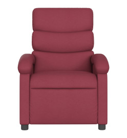 Fauteuil de massage inclinable Rouge bordeaux Tissu