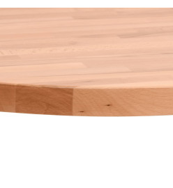 Dessus de table Ø40x1,5 cm rond bois massif de hêtre