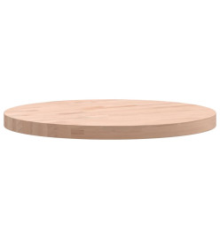 Dessus de table Ø40x2,5 cm rond bois massif de hêtre