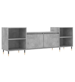 Meuble TV Gris béton 160x35x55 cm Bois d'ingénierie