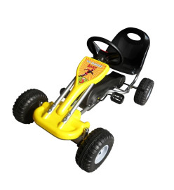 Kart à pédales Jaune