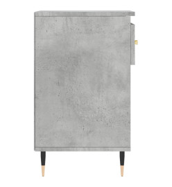 Armoire à chaussures Gris béton 102x36x60 cm Bois d'ingénierie