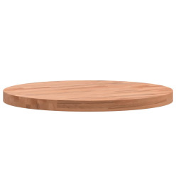 Dessus de table Ø40x2,5 cm rond bois massif de hêtre