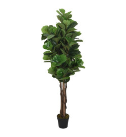 Ficus lyrata artificiel 96 feuilles 80 cm vert