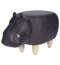 Home&Styling Tabouret 64 x 35 cm en forme d'hippopotame