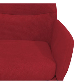 Chaise de relaxation Rouge bordeaux Velours