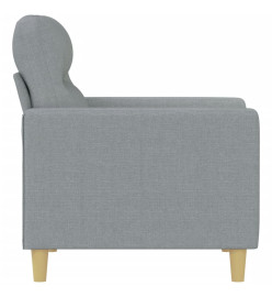 Fauteuil Gris clair 60 cm Tissu