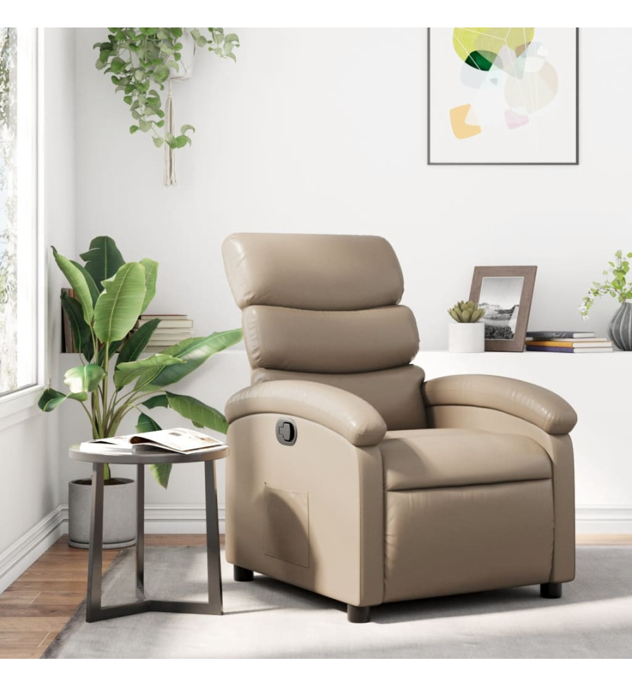 Fauteuil inclinable Cappuccino Similicuir