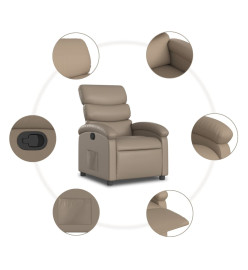 Fauteuil inclinable Cappuccino Similicuir