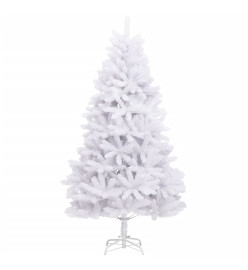 Sapin de Noël artificiel à charnières avec support blanc 300 cm