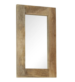 Miroir Bois de manguier massif 50 x 80 cm