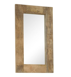 Miroir Bois de manguier massif 50 x 80 cm