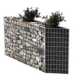 Panier de gabion Acier galvanisé 120x30x100 cm