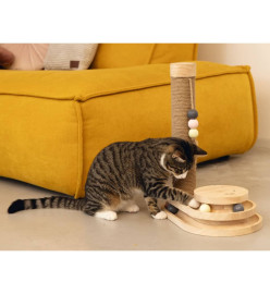 Designed by Lotte Griffoir pour chat Inez 38x24,5x47,5 cm Bois