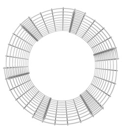 Composteur de jardin Ø50x100 cm Acier galvanisé