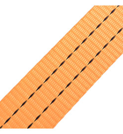 Sangle d’arrimage à cliquet 4 pcs 1 tonne 6 m x 38 mm Orange