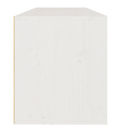 Armoire murale Blanc 100x30x35 cm Bois de pin massif