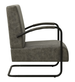 Fauteuil Gris Similicuir