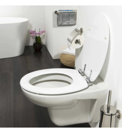 Tiger Abattant WC à fermeture en douceur Reno MDF Blanc 252350646