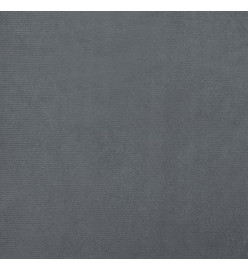 Canapé pour enfants gris foncé 70x45x26 cm velours