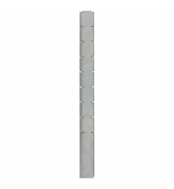 Poteaux de clôture 30 pcs argenté 220 cm acier galvanisé