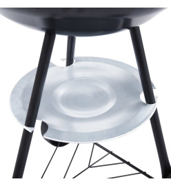 Barbecue portable XXL au charbon avec roues 44 cm