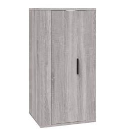 Ensemble de meubles TV 3 pcs Sonoma gris Bois d'ingénierie