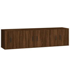 Ensemble de meubles TV 3 pcs Chêne marron Bois d'ingénierie